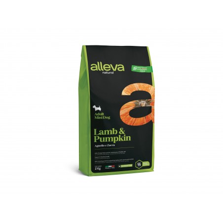 Adulto Cordero y Calabaza Mini . Alimento completo para perros adultos de talla pequeña y extra pequeña