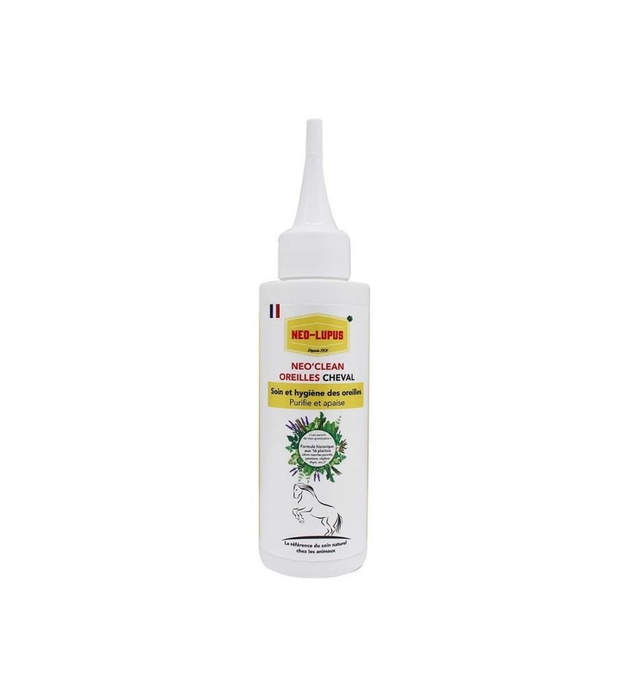 Leche limpiadora para orejas de caballo 100 ml - Neo-Lupus