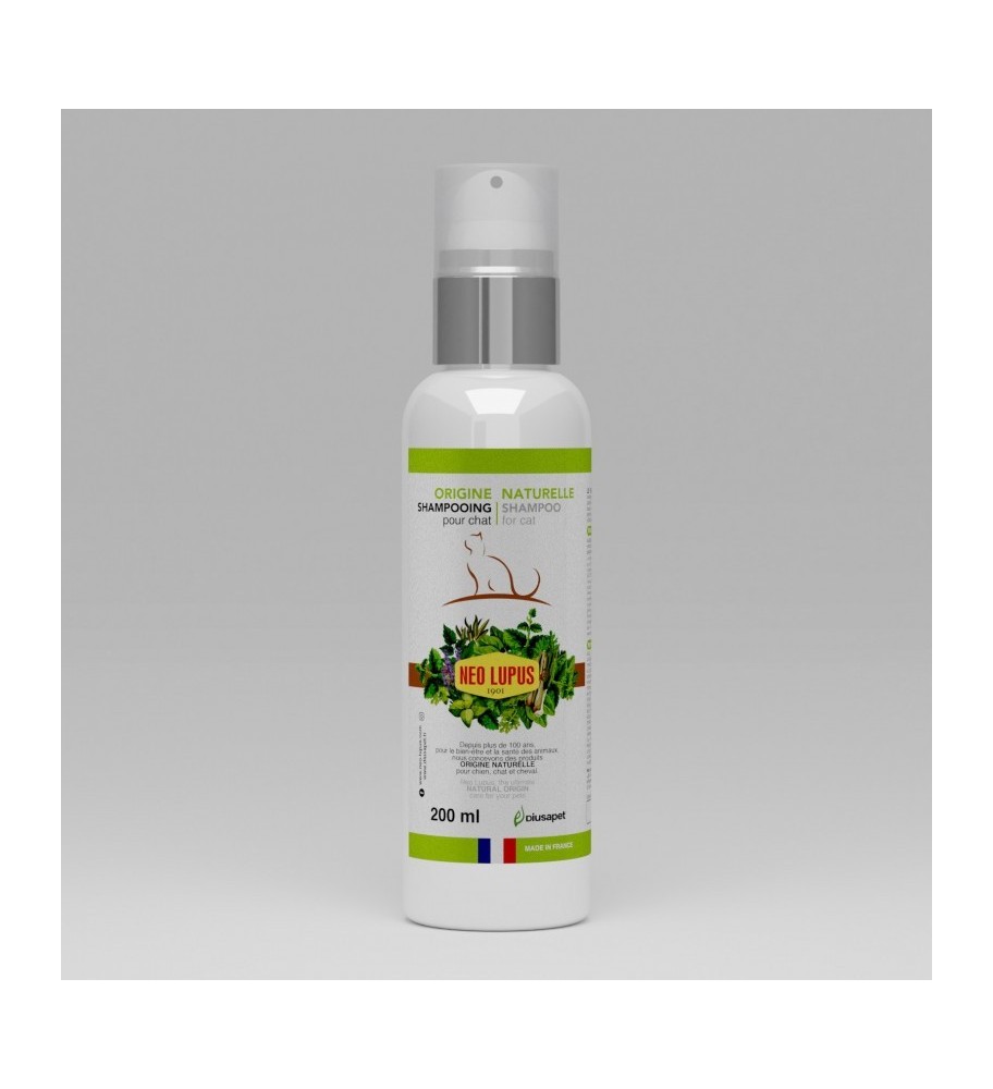 Champú con aclarado para gatos 200 ml - Neo-Lupus