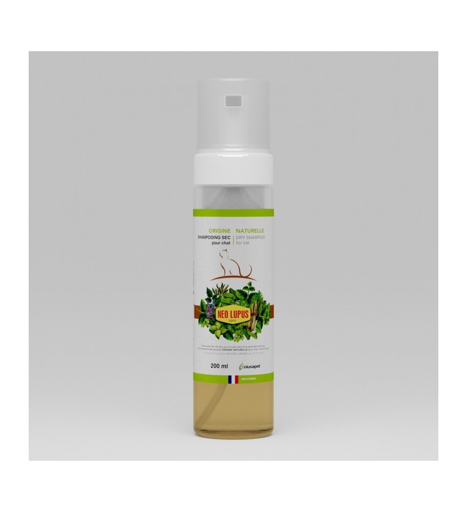 Champú sin aclarado para gatos 200 ml - Neo-Lupus