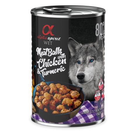 Alpha Spirit Albóndigas de Pollo y Cúrcuma