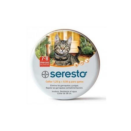 Collar seresto para gatos 38 cm